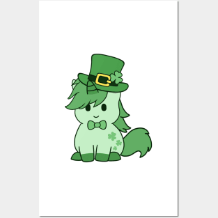 St Patrick's Day Unicorn Posters and Art